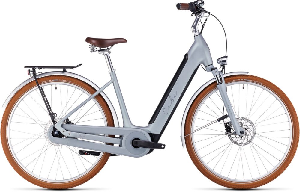 Cube Ella Cruise Hybrid 500 Easy Entry metallicstone´n´grey